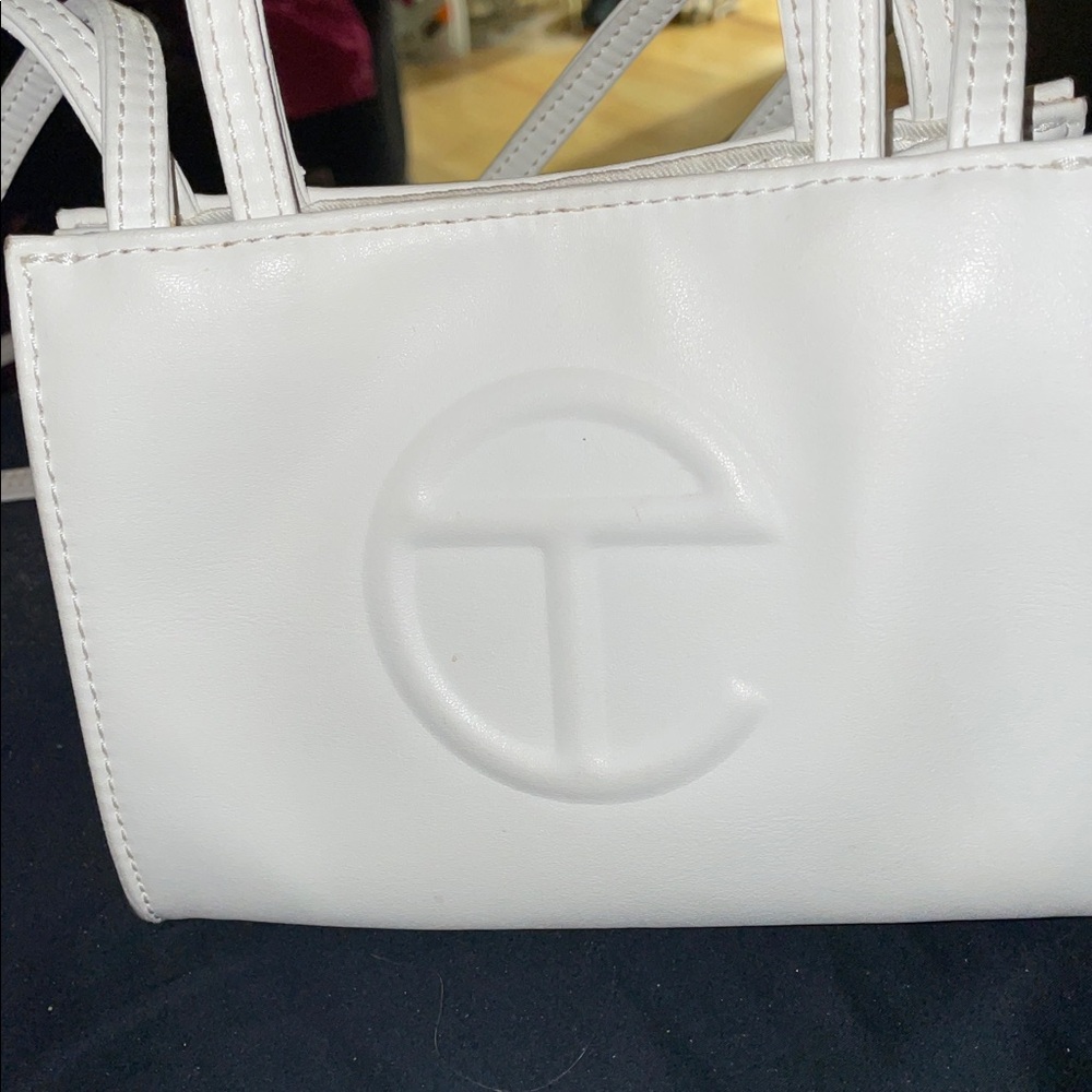 Telfar White Mini Bag